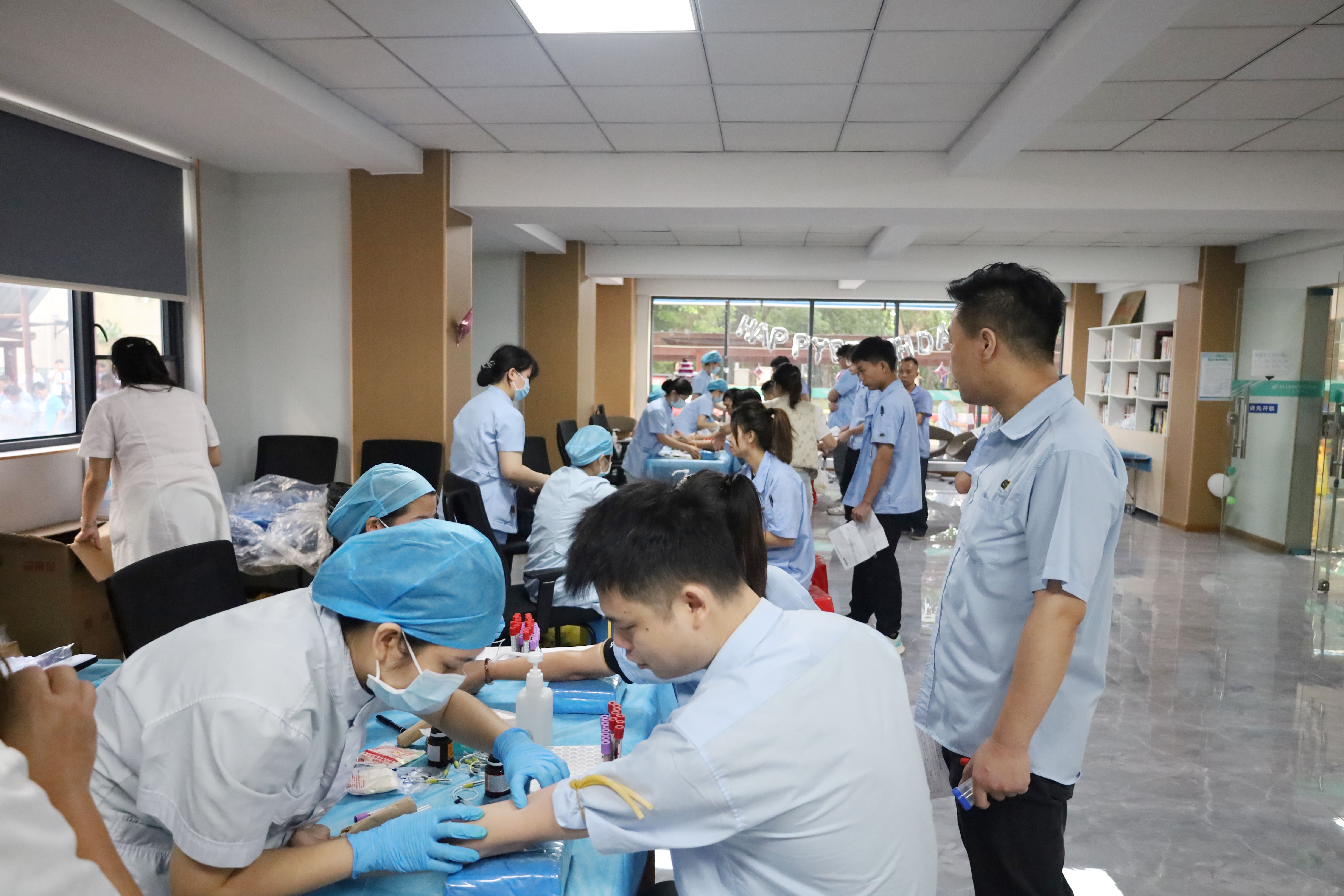 關(guān)愛員工，守護(hù)健康——依頓電子開展2024年度員工健康體檢活動